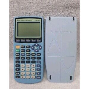 Light Blue TI-83 Plus Graphing Calculator Texas Instruments TI83+ Tested Works